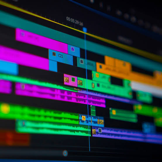 IMAGE OF VIDEO EDITING TIMELINE